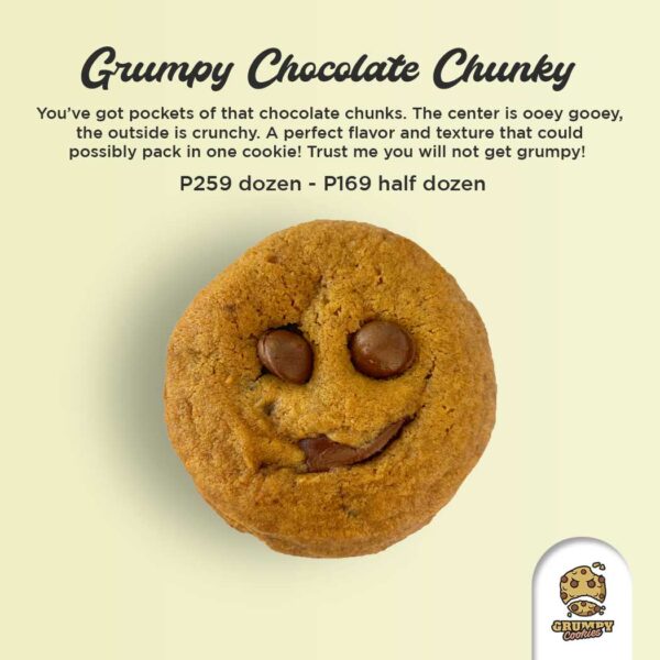 Grumpy Chocolate Chunky Cookie