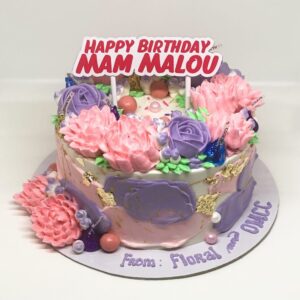 floral,girly,pink,lavender,standard,birthday