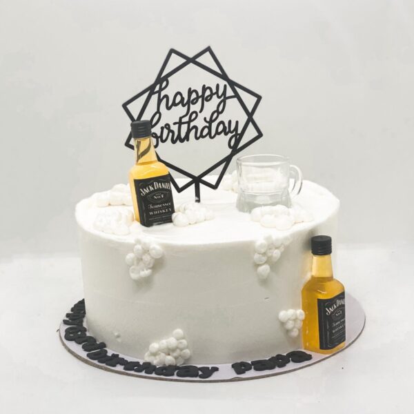 elegant,white,birthday,jack daniels