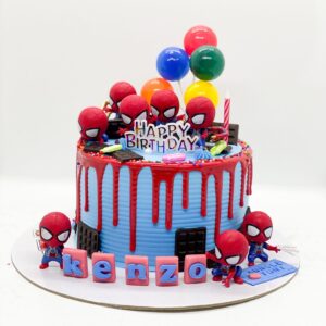 fiction,blue,red,birthday,spiderman