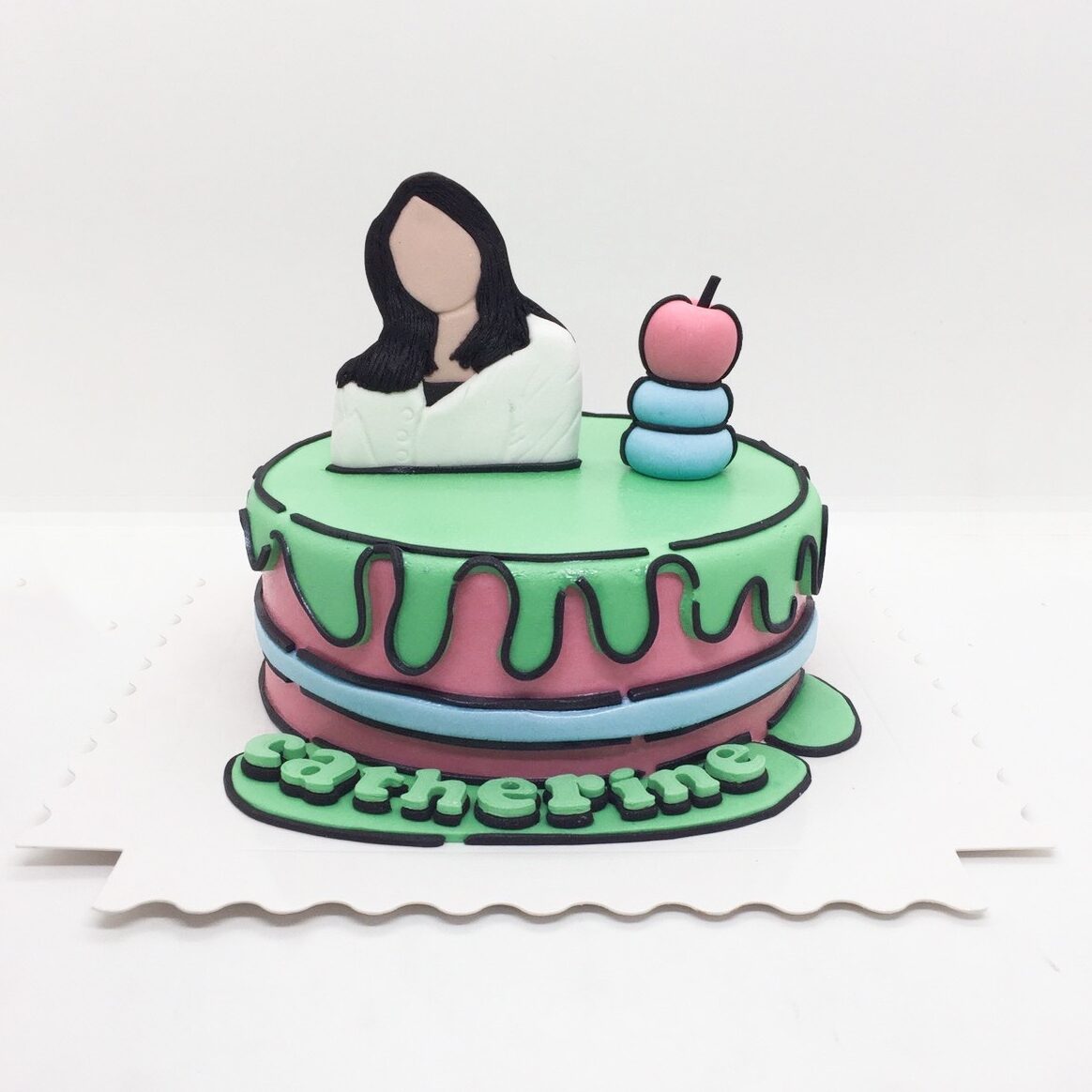 Cake tag: 2d cake topper - CakesDecor